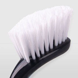 La Briantina Kitchen Dish Brush Suction Cup Scratch Resistant with Non-Slip Handle for Pots and Pans