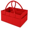 MARGOO Baby Diaper Caddy Organizer – Portable Felt Nursery Storage