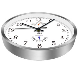 HITO 14 Inch Silent Wall Clock Battery Operated, Large Wall Clock for Living Room Decor, Office, Classroom, Bedroom