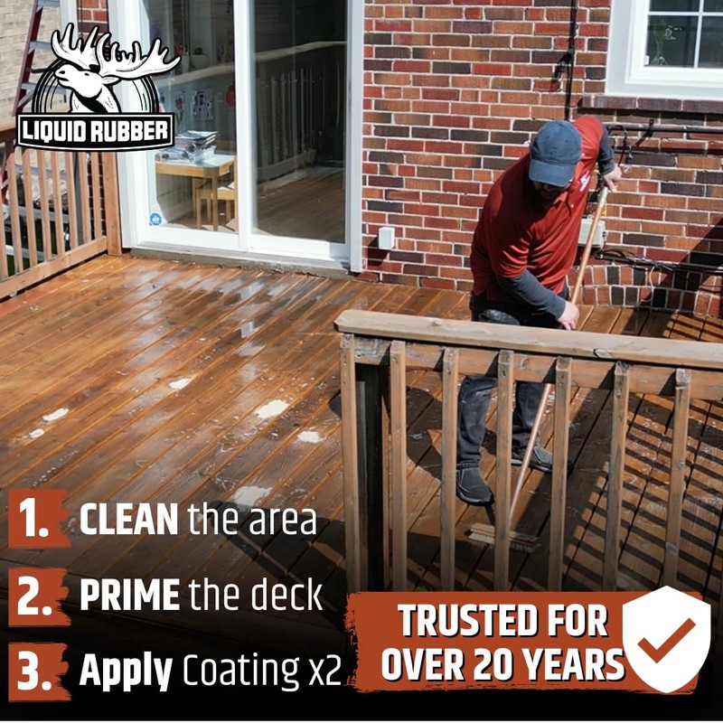 Liquid Rubber Polyurethane Deck Coating – 10X Stronger Than Traditional