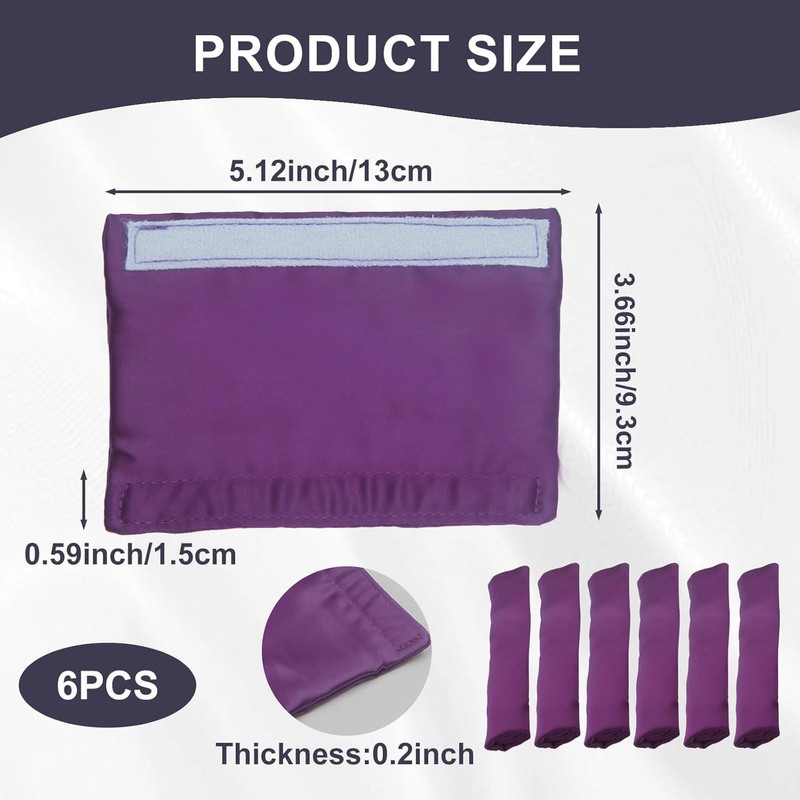 6 Packs CPAP Headgear Strap Covers, Universal and Reusable Comfort