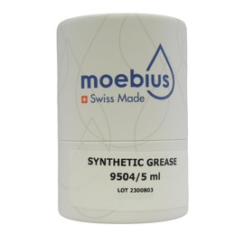 Moebius Synthetic Greases and Oils for Precision Mechanics - Swiss Made - for Watches, Pendulums, Watches, Chronographs (9504 Blue) / 5 ml