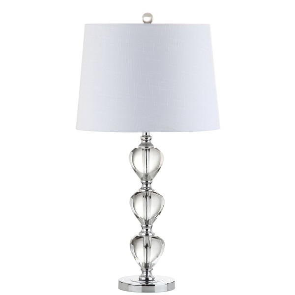 JONATHAN Y JYL2042A Cole 27" Crystal LED Table Lamp Traditional,FrenchCountry,Transitional