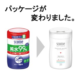 スコッティ ウェットティシュー 純水タイプ 本体 150枚
