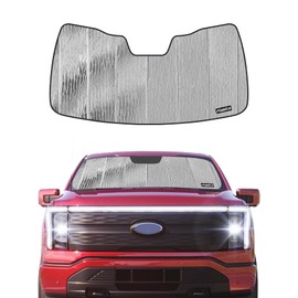 Pigenius Windshield Sun Shade for Ford 2022-2024 F-150 Lightning Front Window Sunshade - AstraGuard