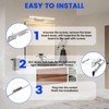 Bonlux 9W Bathroom LED Vanity Light 22 inch, 3 Color