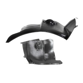 For Chevy Corvette 2005-2013 Fender Liner Driver and Passenger Side | Pair | Front Section | Base Model | Plastic | Replacement For GM1248176, GM1249176 | 15233301, 15233300