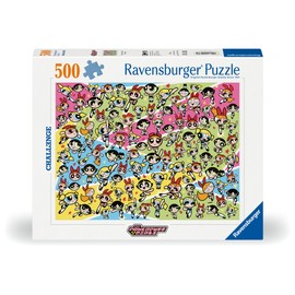 Ravensburger Puzzle 12001036 - Powerpuff Girls Challenge - 500 Pieces Puzzle for Adults and Children from 12 Years, Difficult Puzzle