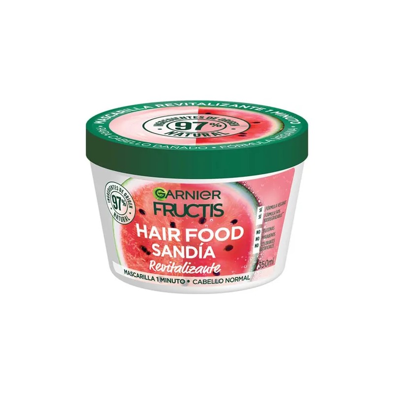 Mascarilla Garnier De Sandía Fructis Hair Food De 350ml