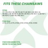 BYANE Carbide Chainsaw Chain 14 Inch, 3/8" LP Pitch, 043"