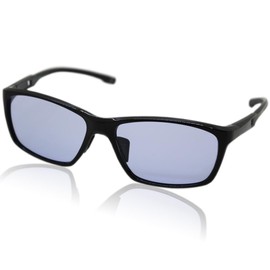 Eight Tokyo IRUV1000-2102 Men's Sunglasses, Blue Light Reduction, UV Protection, For Driving, black and light blue