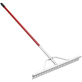 Corona RK 61063 - Landscape Rake - 30 in 30 Tines, 60 in Aluminum Handle, Natural