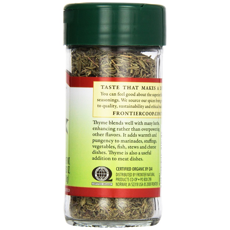 Frontier Herb Organic Whole Thyme Leaf, 0.8 oz