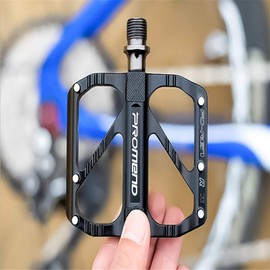 AXIONG Bicycle Bearing Pedal Bike Pedals 9/16 for MTB Mountain Road Bicycle Flat Pedal Universal Lightweight Aluminum Alloy Platform Pedal Travel Cycle-Cross Bikes etc (1 Pair)