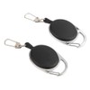 60cm Nylon Wire Rope Retractable Key Chain Stretching Keys Clasp