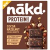 Nākd. Protein Cacao Avellana | Barritas Raw | 3 x 45g | 7g de Proteína de Origen Vegetal | Vegano | Sin Gluten | 100% Ingredientes Naturales | Sin Azúcar Añadido | 135g
