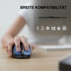 TECKNET Bluetooth Maus, 4800 DPI Kabellos Ergonomische Maus (Tri-Modi: BT