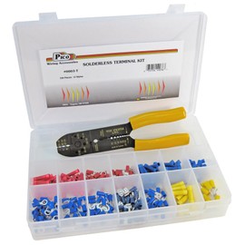 Pico Wiring Accessories 0003-T Solderless Terminal Kit with #0300T Tool - 230 Pieces