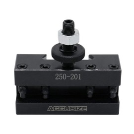 (BXA, 1.6cm ) - Accusize Industrial Tools Bxa Turning and Facing Holder, Working with 1.6cm Turning Tools, Quick Change Tool Holder, Style 1, 0250-0201