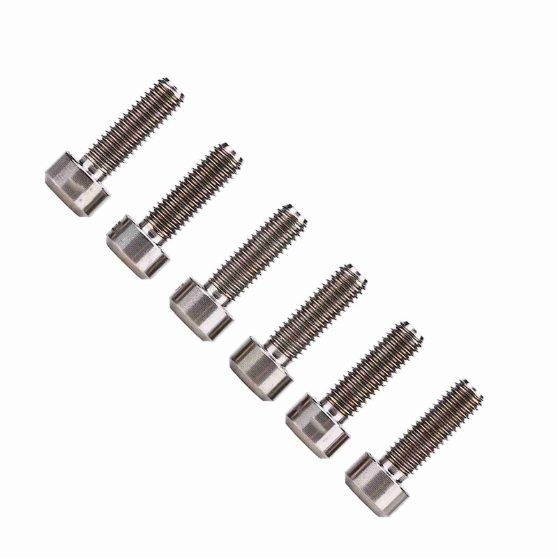 6pcs set M5*16mm Titanium Alloy Bike Fixed Stem Bolts For
