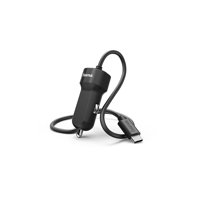 Hama Autoladegerät, USB Type-C, 3A, Schwarz