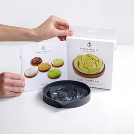 DINARA KASKO ORIGINAL silicone pastry baking mould for Tart Diamond by world famous pastry chef
