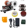 Mini Belt Sander, 15° Electric Knife Sharpener Bench Grinder Sanding