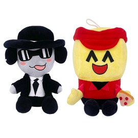 Forsaken Chance Plush Toy -20cm Cute Stuffed Plush Figure Pillow Doll Charming Stuffed Animal Adorable Game Characters Plushie for Collectors Video Game Fans Gifts ﻿ (2PS)