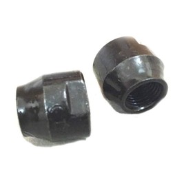 AARNAV Bike Cycle Bicycle Axle Rear Hub Cone or Thread Washer | Wheel Axle Cone for 3/8" Spindle | Rear Axle Hub Cone Nut for Bicycle Front/Rear Axle Nuts and Hub Silver or Black Colour (Black)