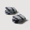 JAJU [JAJU] Drawing Dot Cotton Mini Oven Mitts 2pcs_Blue