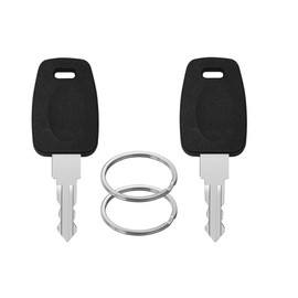 Master Luggage Keys Compatible with 002 Suitcase Password Locks Repair AC Approved Locks Key (2PCS 002+2key Rings)