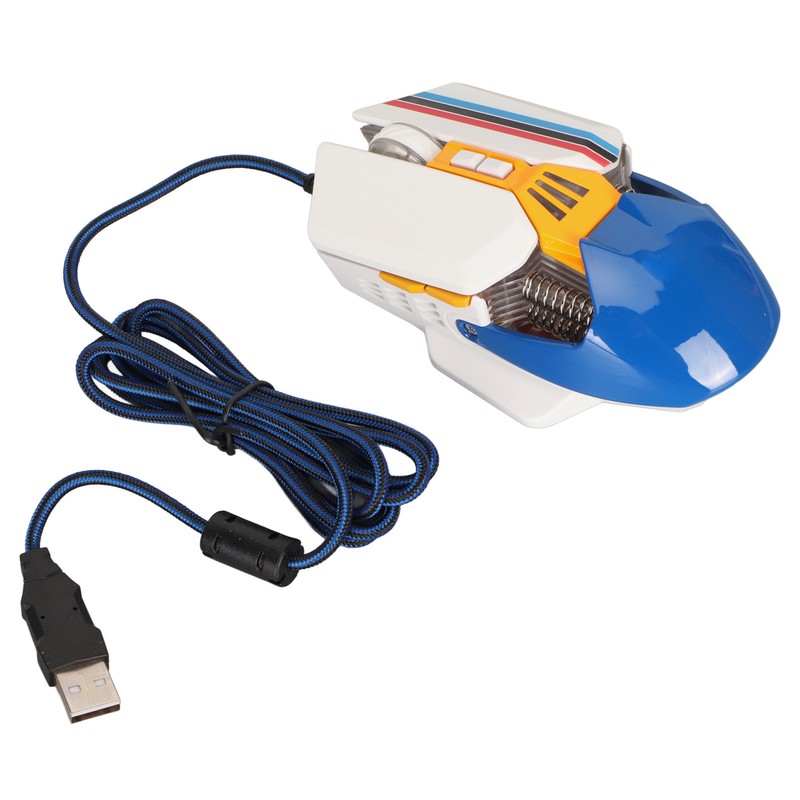 Wired Mouse Ergonomic RGB Backlit Adjustable DPI 7 Programmable Keys