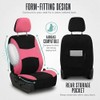 FH GROUP FB030PINK-COMBO Seat Cover Combo Set with Steering Wheel