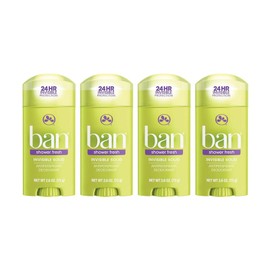 Ban Shower Fresh Antiperspirant Deodorant 24 Hour Odor Protection 10.4 Ounce