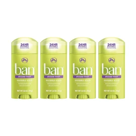 Ban Shower Fresh Antiperspirant Deodorant 24 Hour Odor Protection 10.4 Ounce