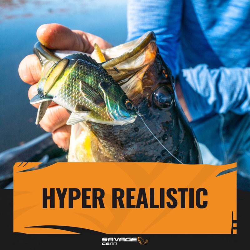 Savage Gear 3Dラインスルーブルーギル - スローシンクルアー