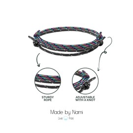 Made by Nami 2pcs Boho Surfer Bracelet Set for Men & Women - Handmade Braided Bracelet - Adjustable Surfer Beach Bracelet - Waterproof Summer Bracelet - Friendship Bracelet