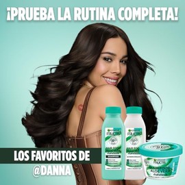 Garnier Fructis Hair Food Aloe Vera Mascarilla para Cabello Deshidratado 350ml, Tratamiento de Hidratación Profunda, Fórmula 98% de Origen Natural, Vegana y Sin Siliconas ni Parabenos