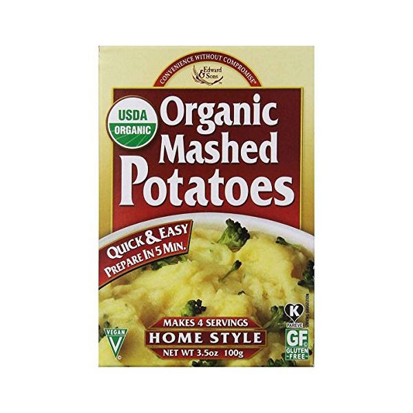 Edward & Sons Homestyle Mashed Potato, Organic, 3.5000-ounces (Pack of6)
