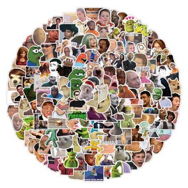 200 Pcs Social Memes Funny Water Bottle Laptop Computer Skateboard Phone Luggage Guitar DIY Decal Stickers,Album, Crafts, Calendar, Planner Aesthetic Interesting Meme Stickers