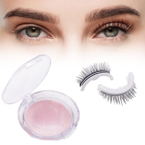 XieJY Magnetic Eyelashes, 2025 New Reusable Self-Adhesive False Eyelashes Self