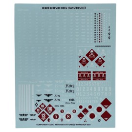 Games Workshop Death Korps of Krieg Veterans Transfer Sheet Warhammer Imperial 40K Militarum
