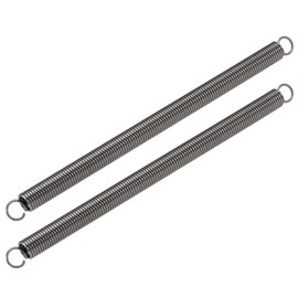 sourcing map Compression Spring,16mm OD,2mm Wire Size,341.6mm Extended Length,280mm Free Length,Spring Steel,15kg Load Capacity,Grey 2pcs