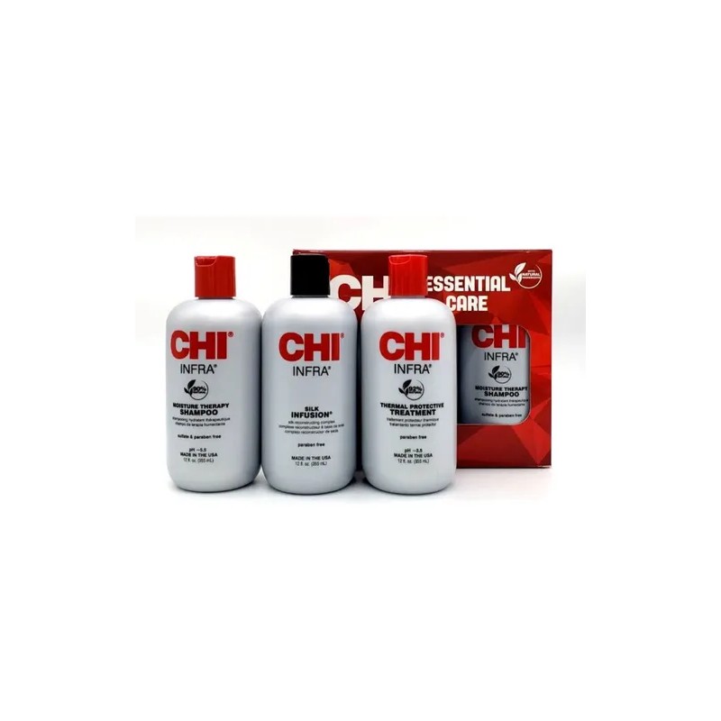 Chi Infra Kit Trio Shampoo & Tratamiento & Seda 355ml/