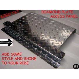 Ezgo TXT Golf Cart Diamond Plate Access Panel