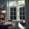 Coavas Total Blackout Window Film 100% Light Sun Blocking Window