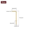 uxcell Right Angle Hooks, 20Pcs 2" L Shaped Screw Hooks