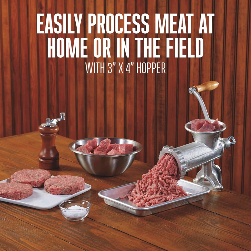 Weston #10 Manual Tinned Meat Grinder and Sausage Stuffer ,