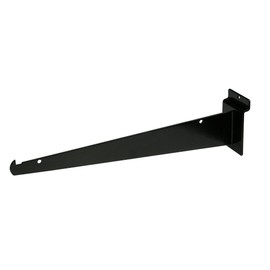 Only Garment Racks #859B (Box of 48) Shelf Brackets for Slat Wall, 12", Black - Fits All Slat Wall (Pack of 48)