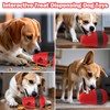 2 in 1 Treat Dispensing Dog Toys, Adjustable Puzzle Feeder